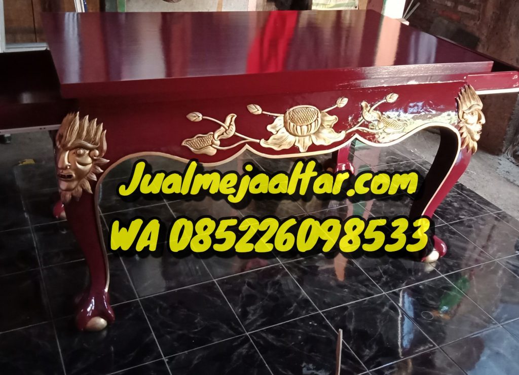 Jual Meja Ukir Teratai