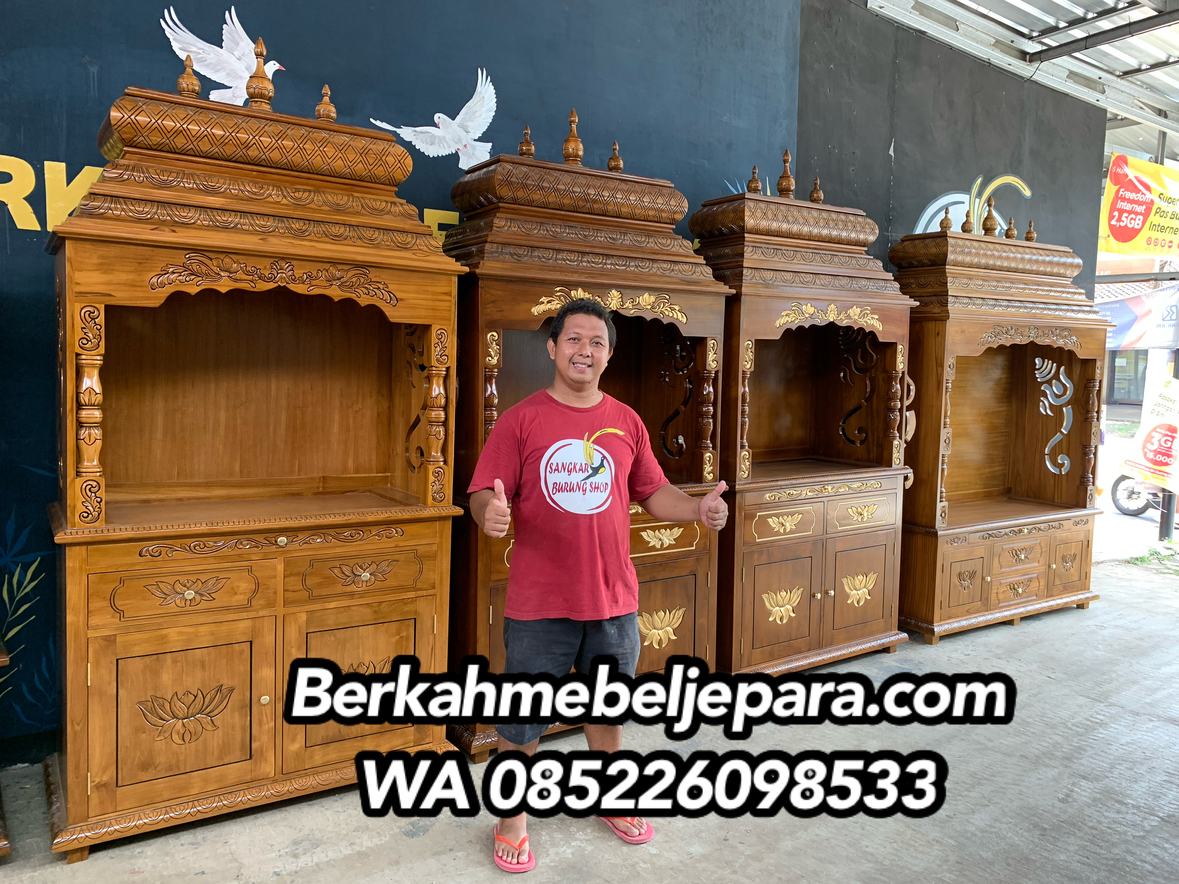 Hindu Altar Cabinet